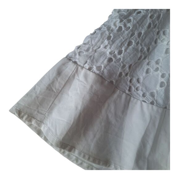 Gianni Bini White A-Line Lace Skirt - Picture 3 of 3